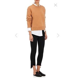 RAG & BONE 10 Inch Capri Blk Frayed Uneven Hem 26